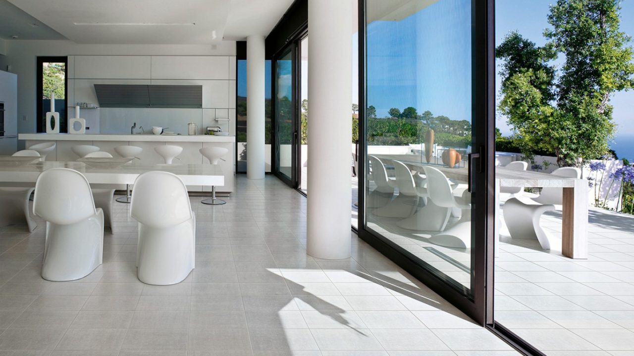 Carrelage blanc grisé de la marque Iris collection Grigo Linving Carrelage blanc grisé de la marque Iris collection Grigo Linving